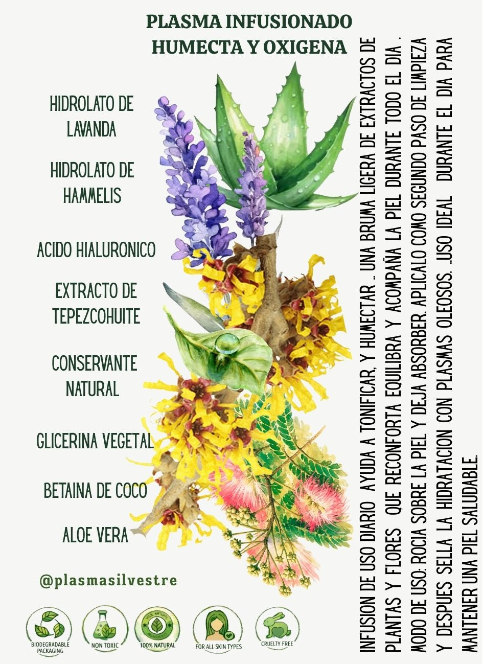 Infusion Humectante  & Oxigenante 100 ml